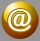 email icon in gold