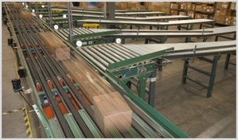 client's conveyor system in action